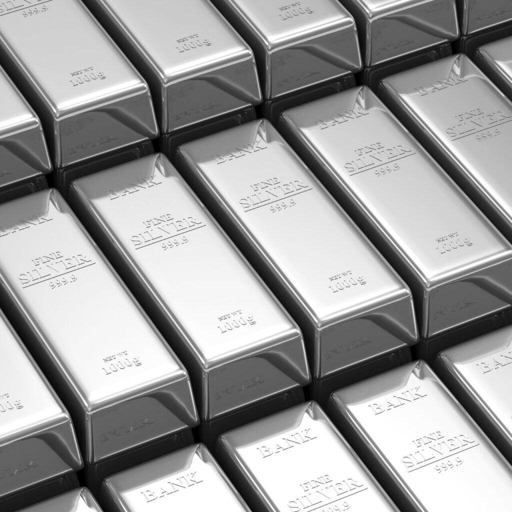 Продать серебряные слитки